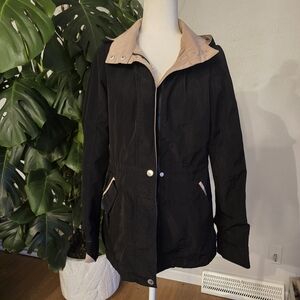 Nautica Black and Tan Jacket